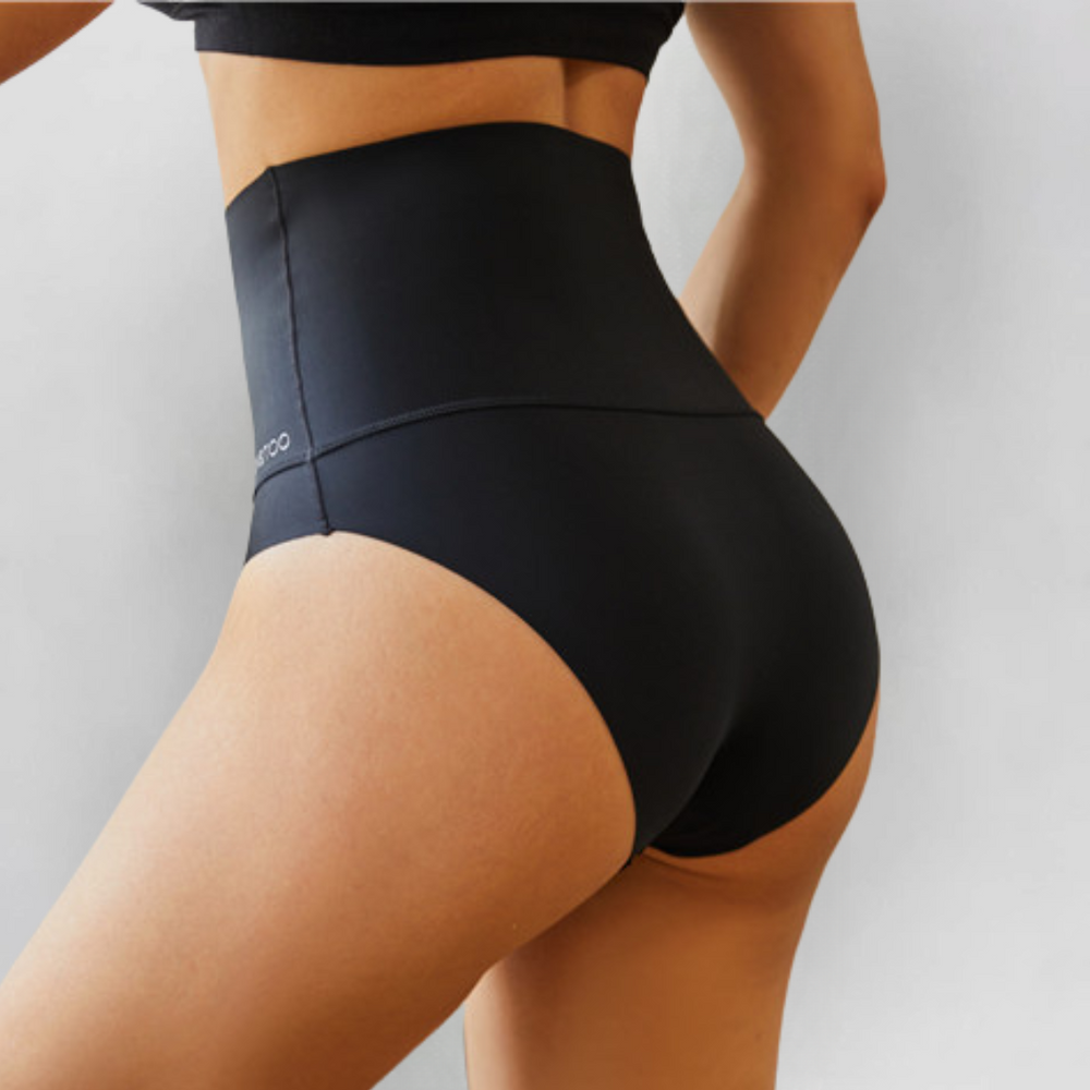 
                  
                    Bezszwowe majtki z wysokim stanem, wyszczuplający brzuch, nylon i spandex, komfortowe dopasowanie
                  
                