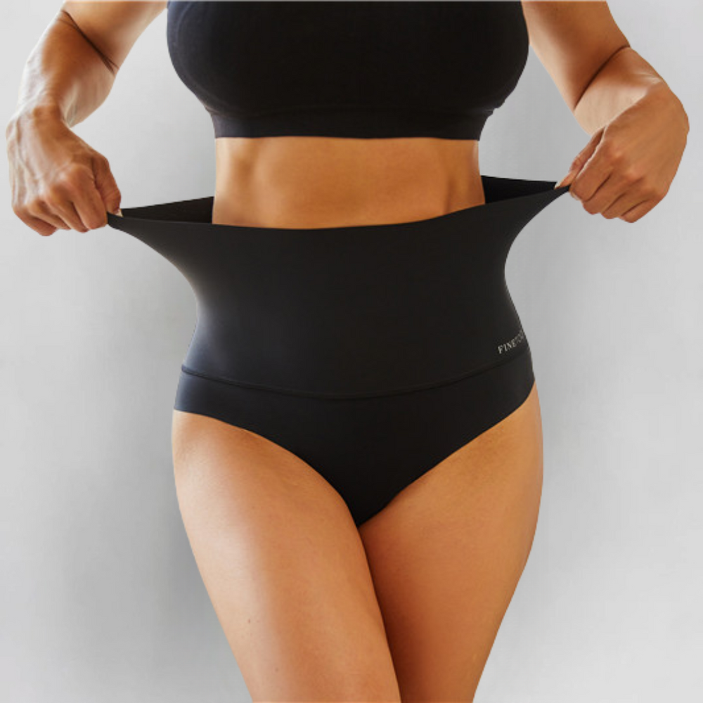 
                  
                    Bezszwowe majtki z wysokim stanem, wyszczuplający brzuch, nylon i spandex, komfortowe dopasowanie
                  
                