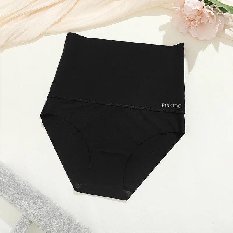 
                  
                    Bezszwowe majtki z wysokim stanem, wyszczuplający brzuch, nylon i spandex, komfortowe dopasowanie
                  
                