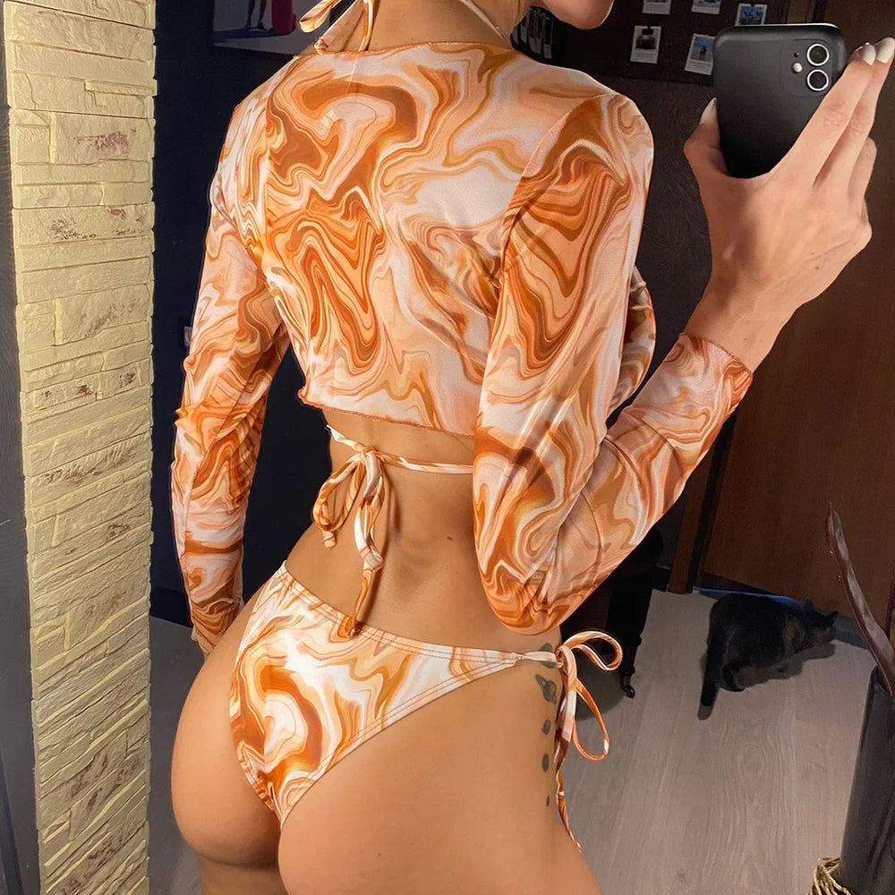 
                  
                    Wzorzysty komplet kąpielowy Jimena
                  
                