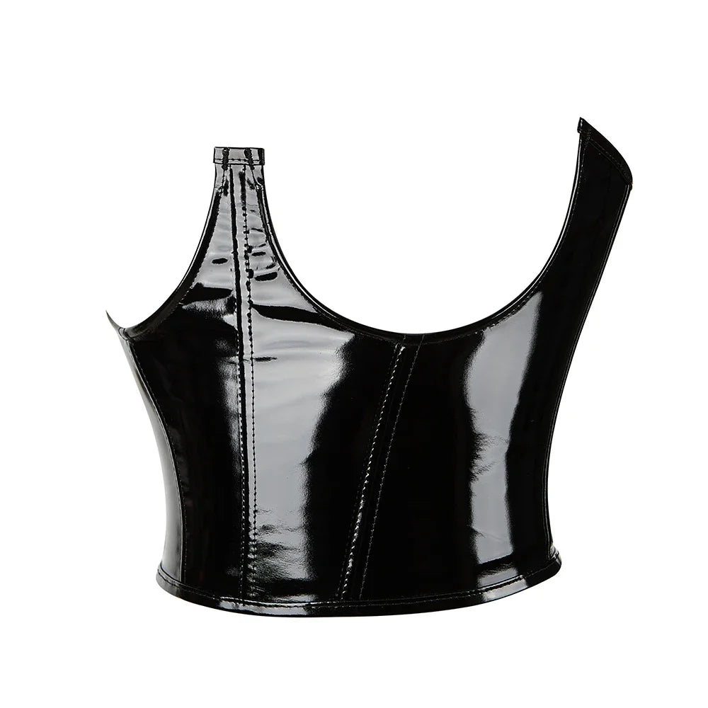 
                  
                    Lateksowy gorset underbust bez ramiączek
                  
                