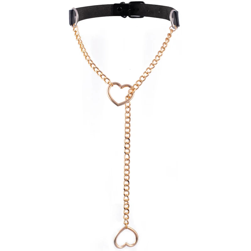 
                  
                    Obroża choker z sercem
                  
                