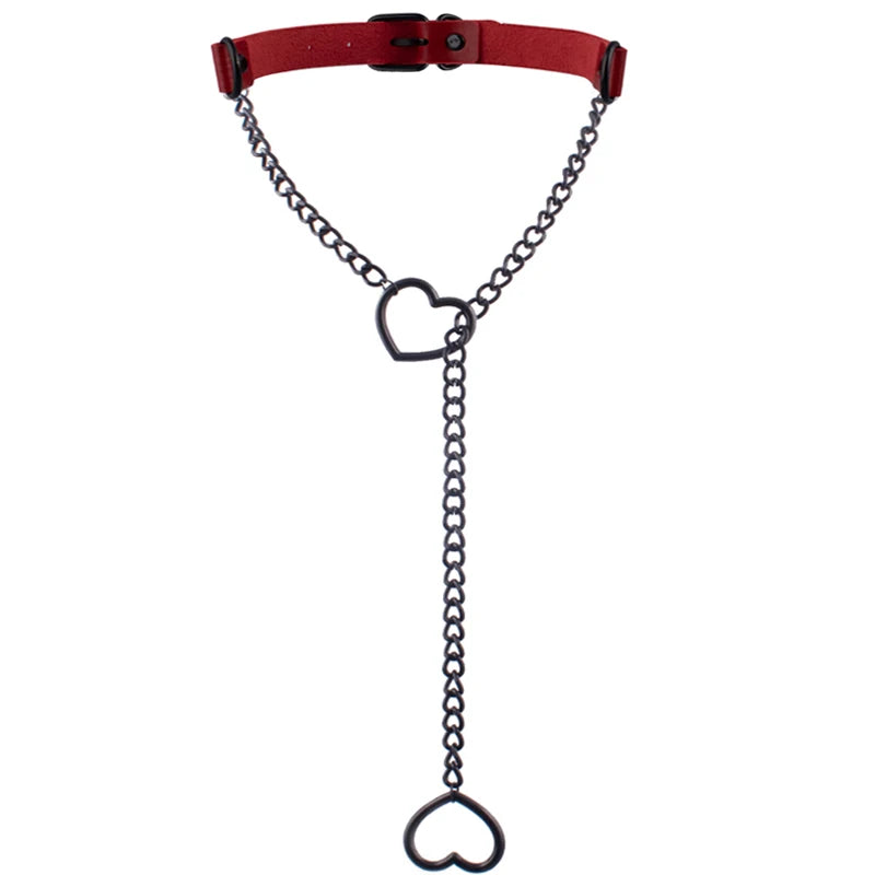 
                  
                    Obroża choker z sercem
                  
                