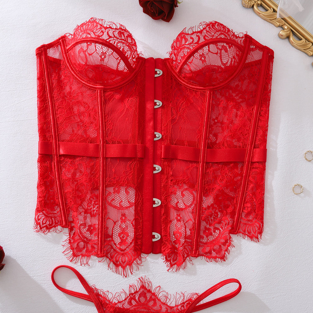 
                  
                    Zmysłowy koronkowy gorset Luvia
                  
                