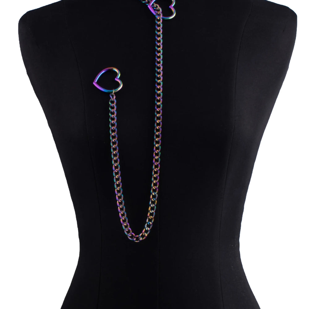 
                  
                    Choker zaciskany na szyi serce
                  
                